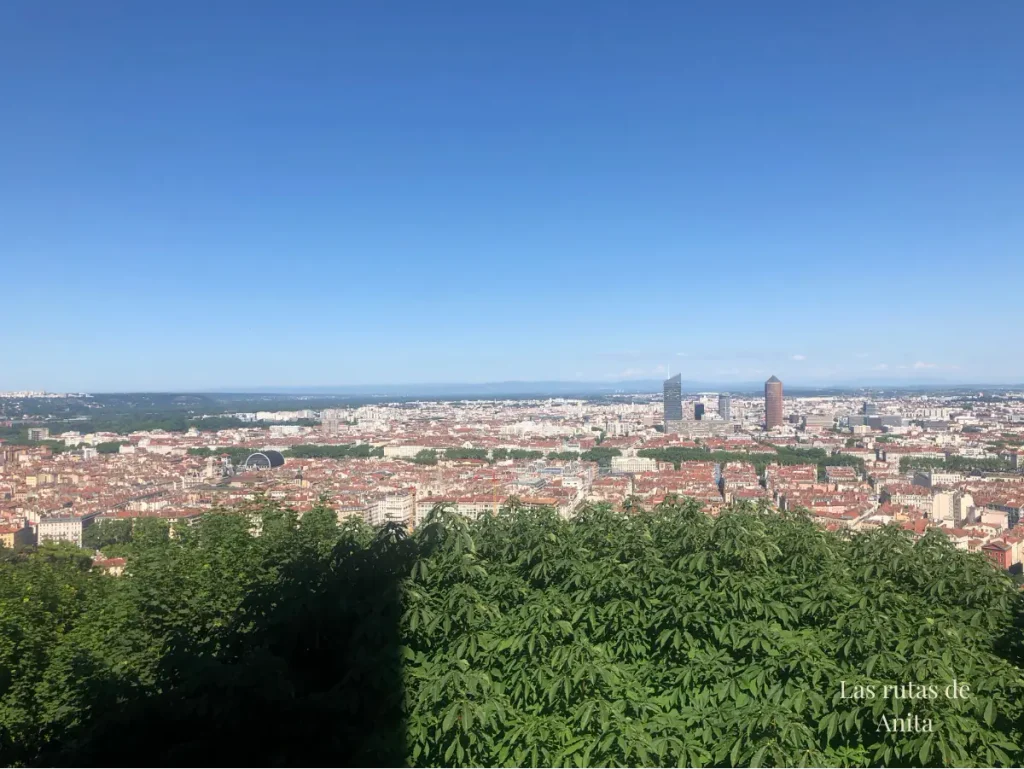 qué ver y qué hacer en Lyon - Foto de Lyon desde el mirador de Fourviere